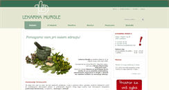 Desktop Screenshot of lekarna-murgle.si